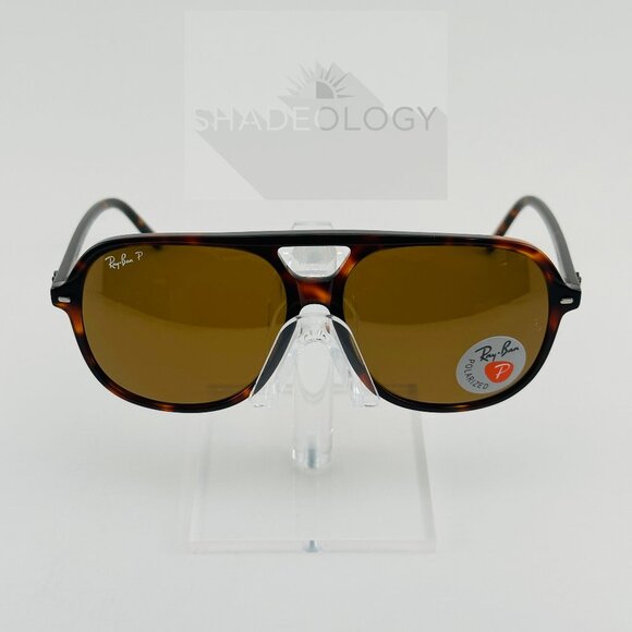 Ray-Ban RB2198 902/57 Bill Polarized Brown Classic B-15 Aviator Unisex Sunglass main image 6